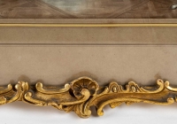 Gravure dans un cadre en bois doré fin XIXème siècle