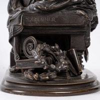 Bronze de Pradier à patine brune, XIXème siècle