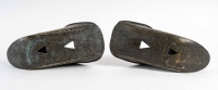 Paire d&#039;étriers en bronze, XIXème siècle