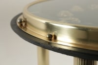 Guéridon Horloge de Jacques Adnet modèle &quot;Cote d&#039;Azur&quot; 1950