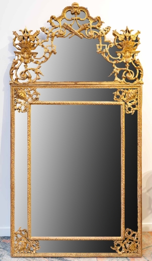 Exceptionnel miroir à parclose d&#039;époque Louis XIV, Fin XVIIème siècle||||||||
