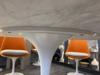 Knoll &amp; Eero Saarinen : Table Tulipe Ovale Marbre