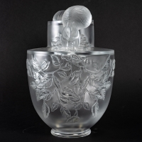 Lalique France Vase Ecureuil