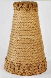1950 Lampe de table en corde d&#039;Audoux Minet