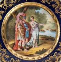 Une assiette de Vienne, XIXème