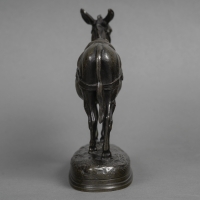 Sculpture - Âne , Alfred Barye (1839-1895) - Bronze