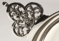 Cardeilhac - Légumier couvert en argent massif mascaron XIXe siècle