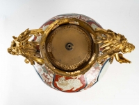 Vase imary monté de bronze doré, XIXème siècle