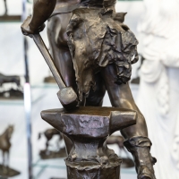 Sculpture - Le Travail , Eugène Marioton (1857-1933) - Bronze