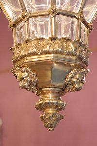Lanterne en bronze doré