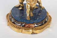 Vase en bronze doré et cristal Napoléon III 19e siècle