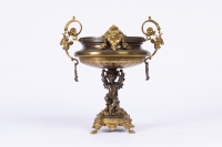 A French 19th Century Napoléon III Ormulu and Patinated Bronze Centerpiece.