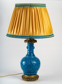 Lampe de la manufacture nationale de Sèvres et Charles Ficquenet
