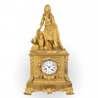 A French 19th Century Louis Philippe Ormulu Orientalist Clock