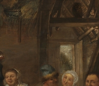 Repas paysan dans une taverne – entourage de David Ryckaert III (1612 – 1661)