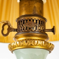 Une paire de lampes céladon, manufacture de Sèvres 1850