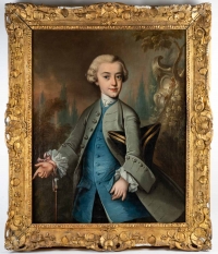 JPF Hauck. Portrait d&#039;un gentilhomme 1755.