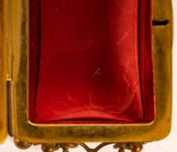 Coffret rectangulaire en bohème, XIXème siècle