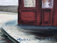 GAZI Le Tatar Montmartre Huile sur toile signée et située
