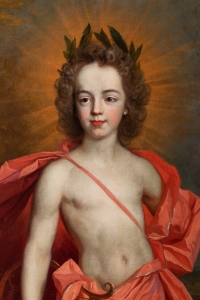 Portrait d’enfant en Apollon - Atelier de Largillière Ecole française