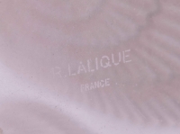 Vase &quot;Los Angeles&quot; verre blanc patiné sépia de René LALIQUE