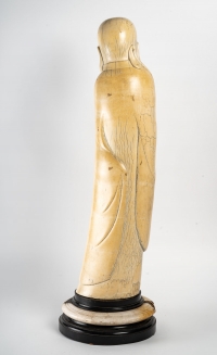 Sculpture en ivoire de goût chinois, XIXème siècle