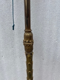 1970′ Lampadaire en Bronze Doré Maison Baguès Modèle Palmier