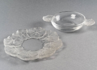 Service &quot;Honfleur&quot; cristal blanc de Marc Lalique - 12 pièces