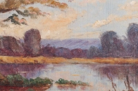 Paysage, Camille St-Saëns, fin XIXème siècle