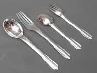 C.FJERDINGSTAD – Solid silver cutlery 78 ART DECO pieces