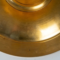 DANS LE GOUT DE GIROUX, Coupe sur pied en bronze doré, XIXeme.