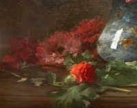 Louis-Marie Lemaire 1824-1910. Grand Bouquet de Pivoines.