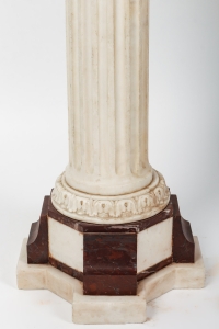 Paire de Guéridons en marbre du XIXème siècle