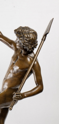 Une Trouvaille à Pompéi Par Hippolyte Alexandre Moulins (1832-1884) - Bronze