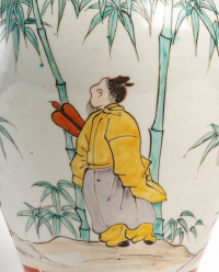Petite potiche à décor polychrome, Japon XIXème siècle