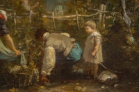 Alexis Joseph Mazerolle (1826-1889) Les vendanges huile sur toile vers 1850-1860