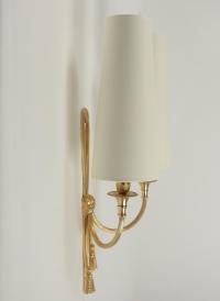 1950s Maison Bagues Large Pair of Neoclassical Sconces
