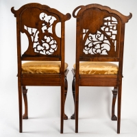 Paire de chaises d&#039;inspiration Viardot