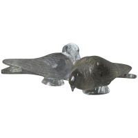 Maison Lalique : Couple de Pigeons &quot;Gand &amp;Verviers