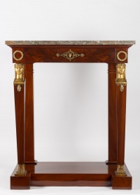 A 1st Empire period (1804 - 1815) console table.