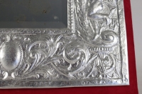 Mirror from the 19th Century in Silver plate. Period Napoleon III