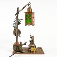 Lampe en bronze de Vienne, XIXème siècle