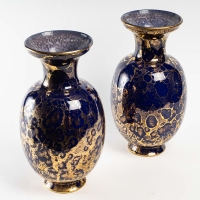 Paire de vases de Sèvres, fin XIXème siècle