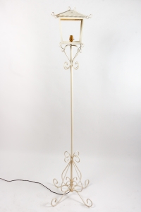 Lampadaire d’Intérieur en fer Forgé Peint de la Maison R.Gleizes, Design des Années 1950-1960