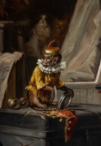 Henri Joseph Gommarus Carpentero (1820-1874)  Les Animaux Du Cirque.