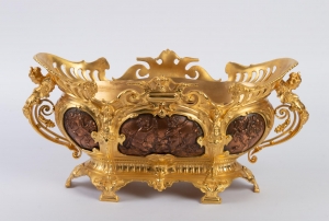 Jardinière en bronze doré Napoléon III|||||||||