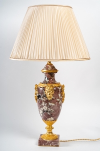 A Napoleon III Period (1851 - 1870) Pair of Cassolettes Lamps.