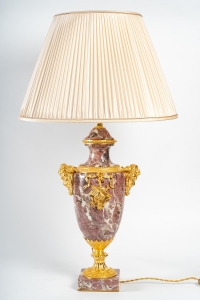 A Napoleon III Period (1851 - 1870) Pair of Cassolettes Lamps.