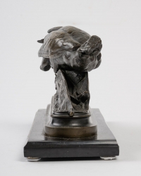 La Bécasse, bronze par Auguste Cain, XIXème