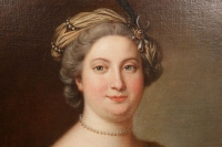 Paire de Portraits du XVIII ème siècle de Catherine II de Russie